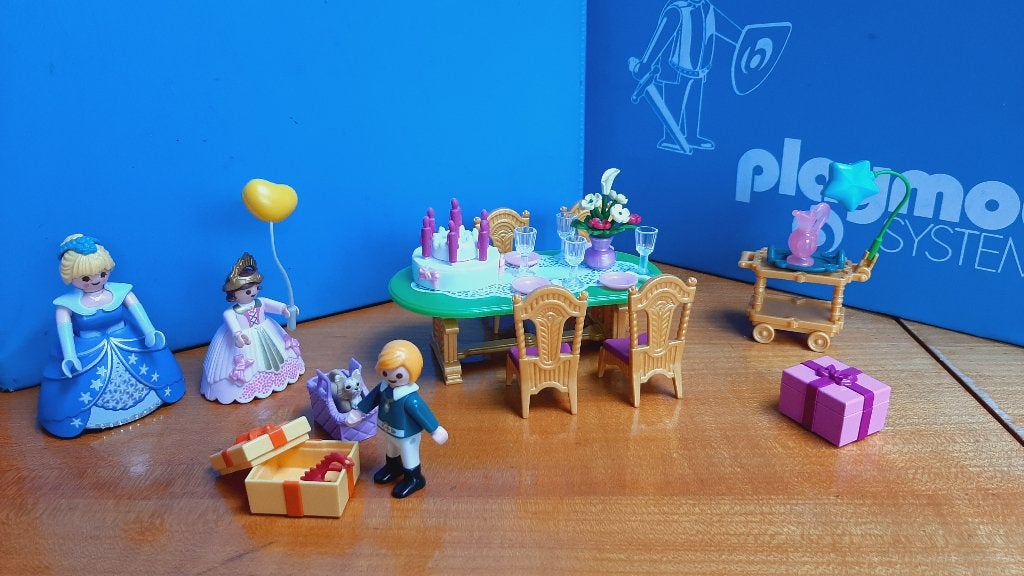 sprookjes kasteel 6854 eetkamer feest paleis verjaardag, Kinderen en Baby's, Speelgoed | Playmobil, Complete set, Ophalen of Verzenden