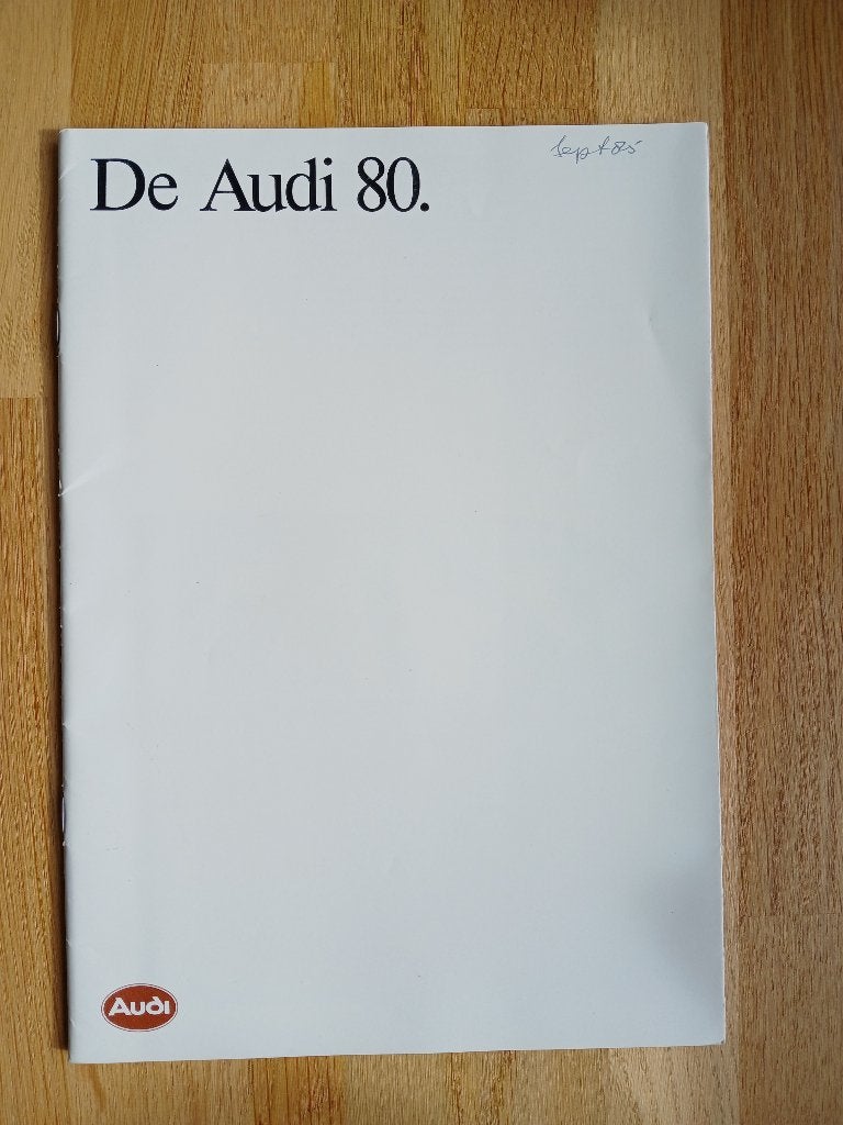 AUDI 80  mei 1985, Gelezen, Ophalen of Verzenden, Audi, Audi