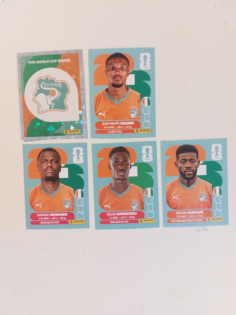 Panini 2026 kaapverdie stickers, Ophalen of Verzenden, Nieuw, Meerdere stickers