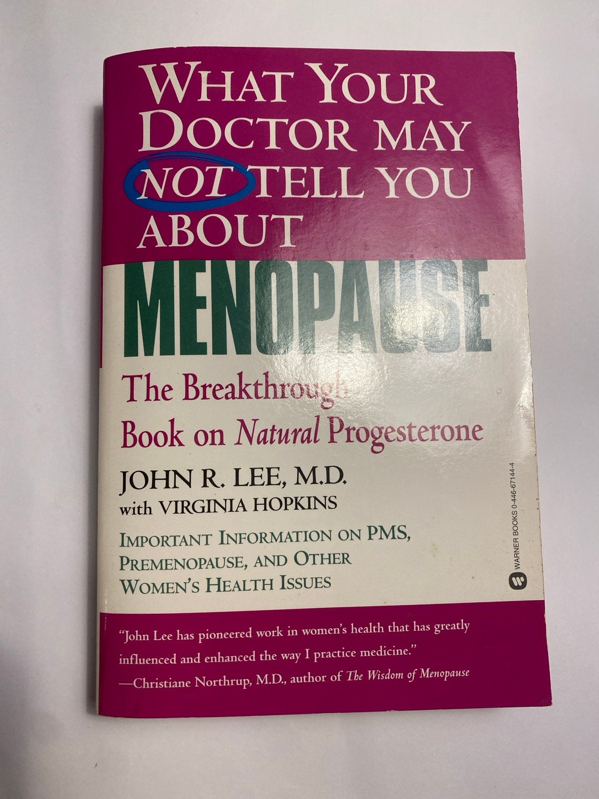 What your doctor may not tell you about menopause John Lee, Ophalen of Verzenden, Gelezen, Gezondheid en Conditie