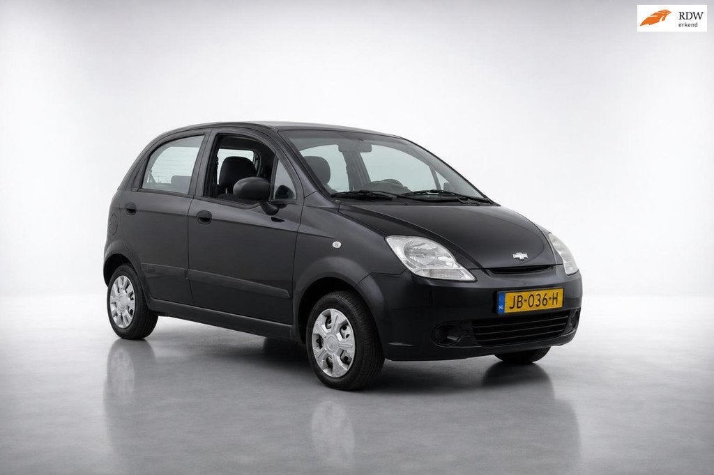 Chevrolet Matiz 0.8 Pure|ruime APK|stuubekr|elek pakket, Auto's, Chevrolet, Voorwielaandrijving, Gebruikt, Zwart, Bedrijf