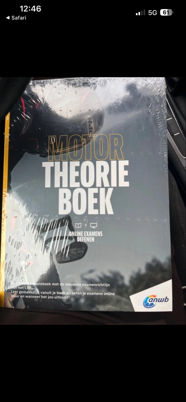 ANWB Motor Theorieboek - Online Examens Oefenen, Ophalen of Verzenden, Zo goed als nieuw, Overige niveaus