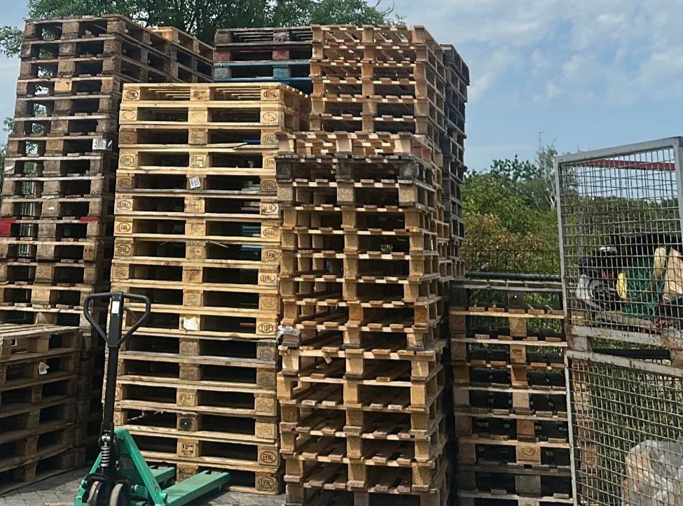 In/verkoop pallets, Ophalen, Zo goed als nieuw, 50 mm of meer, Pallet