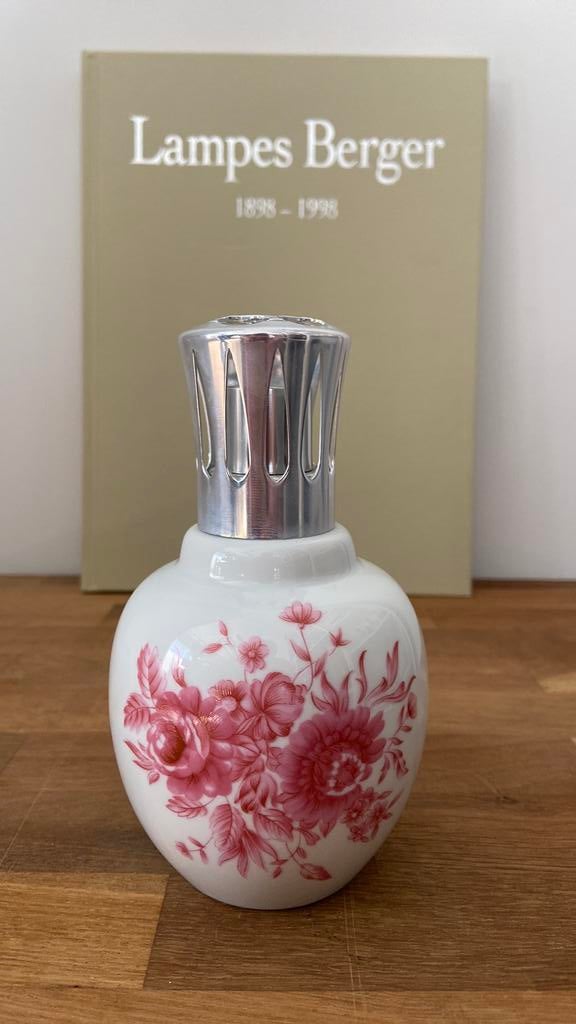 Lampe Berger/Maison Berger geurbrander Fleur Roses, Vintage, Overige materialen, Ophalen of Verzenden, Zo goed als nieuw