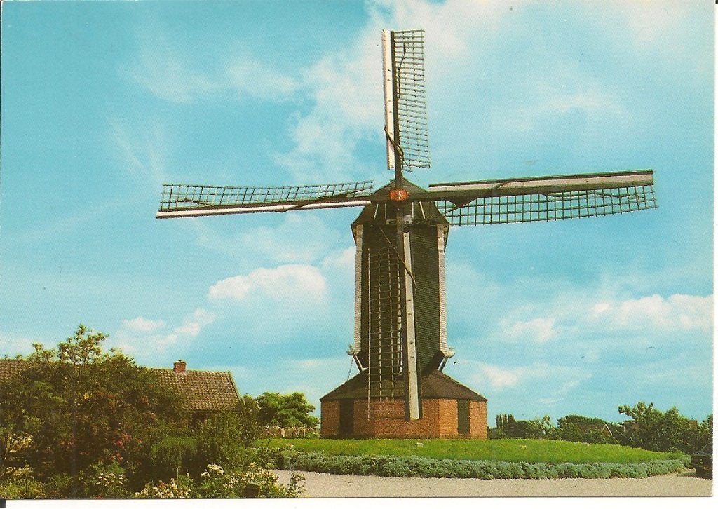 Ansichtkaart Herveld - Molen "De Vink" Anno 1722, Verzamelen, Ophalen of Verzenden, 1960 tot 1980, Ongelopen, Gelderland