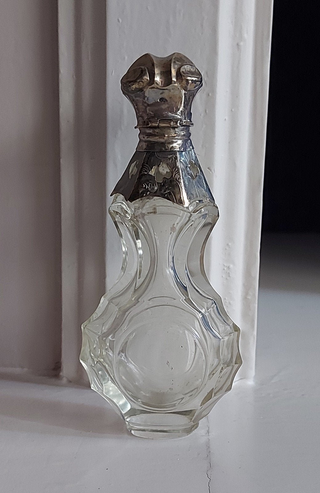 Prachtig Zilver Parfumflesje in Goede Staat, Ophalen of Verzenden