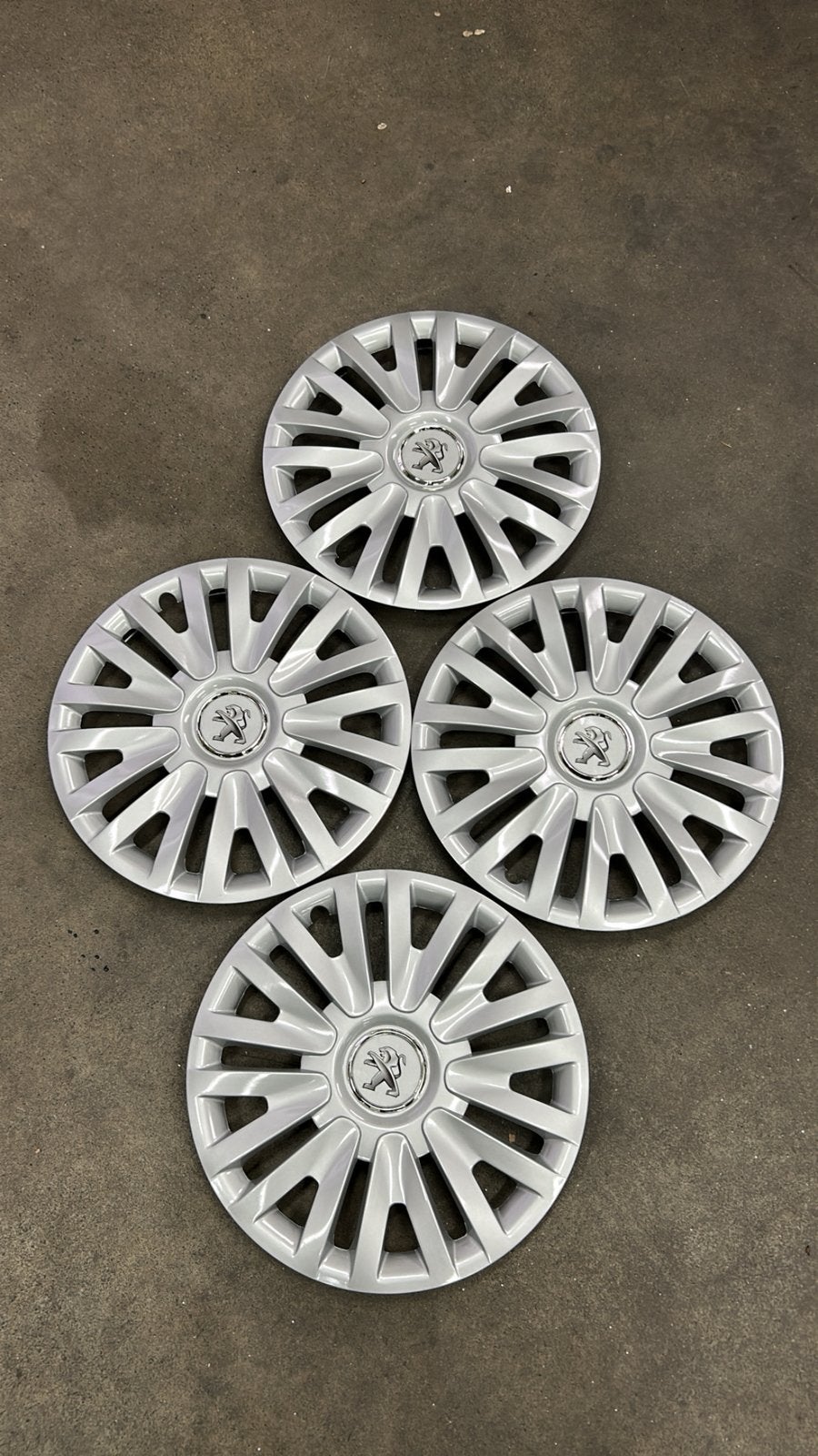 Set Peugeot Wieldoppen 14 inch, Ophalen of Verzenden, Nieuw