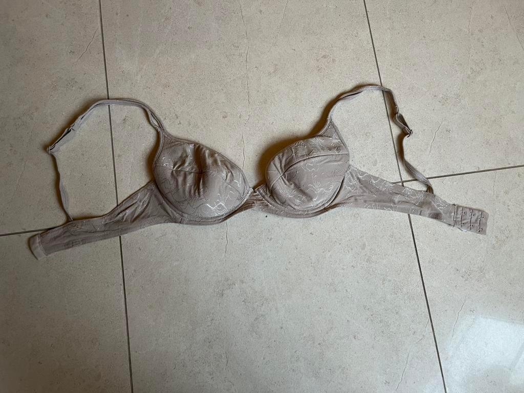 Lisca beige push up/gel bh 80B, Ophalen of Verzenden, Beige, BH