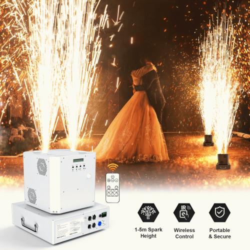 DJLicht 1300W 360 graden draaiende Sparkular Wit, Geluidgestuurd, ., Nieuw, Ophalen of Verzenden