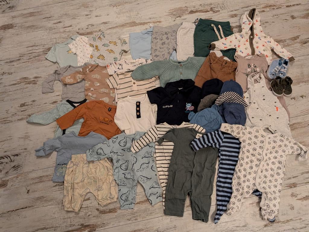 Compleet jongens kledingpakket. Maat 56, Kinderen en Baby's, Ophalen of Verzenden, Maat 56
