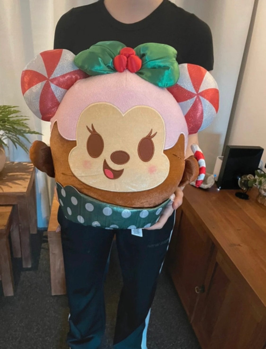 XL Disneyland knuffel minnie mouse muchlings cupcake swirl, Verzamelen, Disney, Ophalen of Verzenden, Mickey Mouse, Zo goed als nieuw