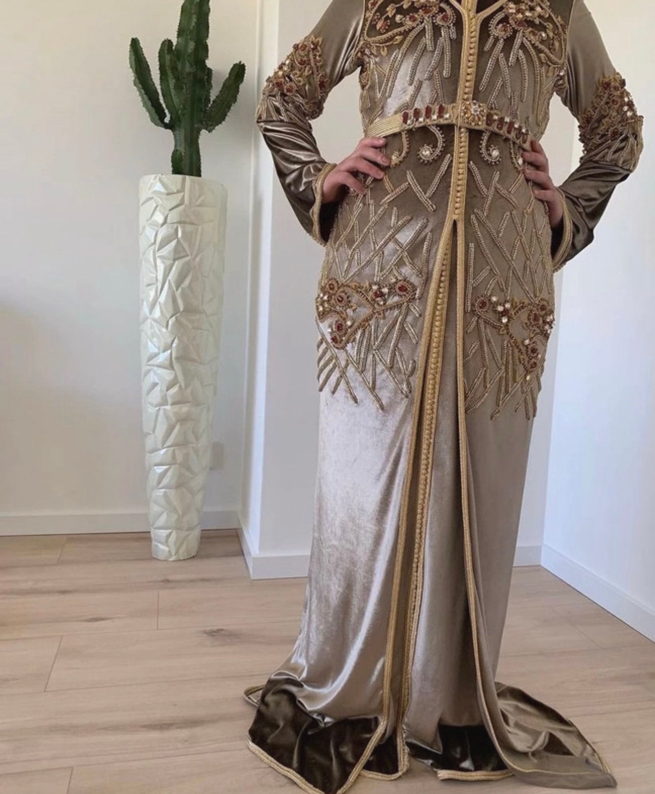 Velvet takchita S/L, Kleding | Dames, Ophalen of Verzenden, Zo goed als nieuw, Maat 38/40 (M), Overige typen