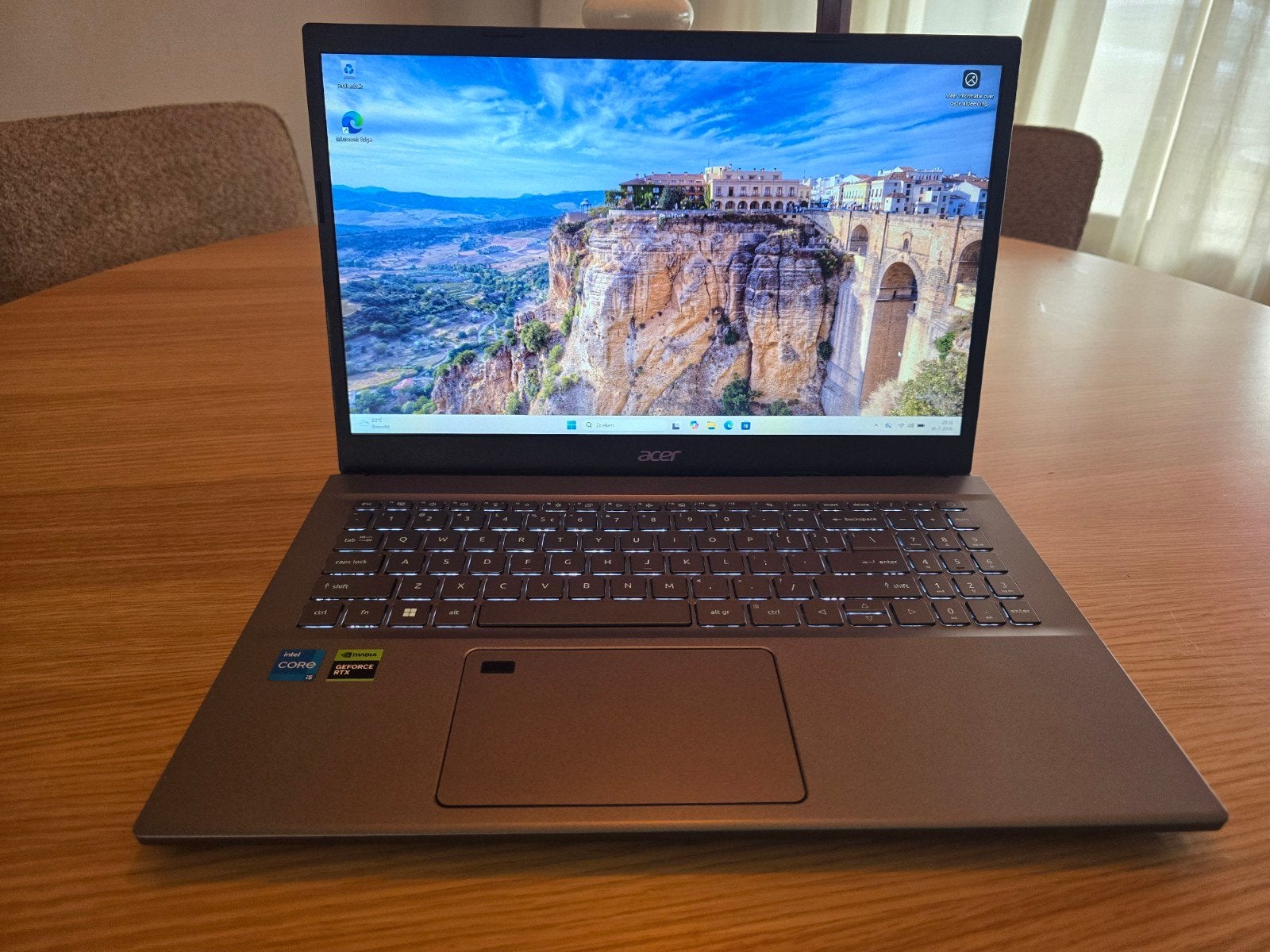 Acer aspire 5 | i5-12th 16GB RTX 2050 512GB SSD Garantie, 2 tot 3 Ghz, 15 inch, Ophalen of Verzenden, Zo goed als nieuw