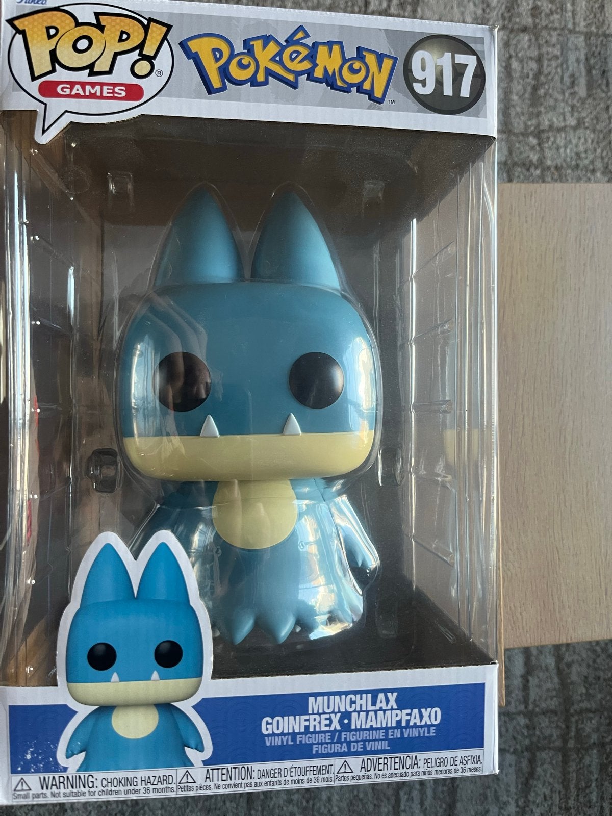 Funko Pop! Games Pokémon 917 Munchlax Mampfaxo, Ophalen of Verzenden, Nieuw