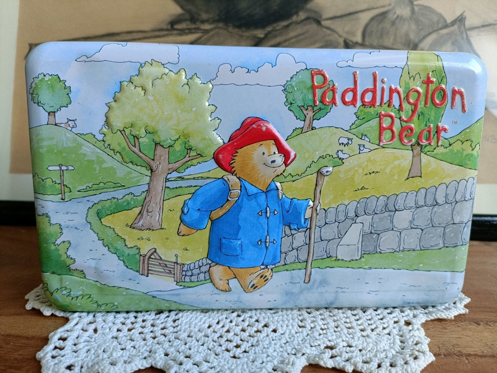 Vintage Paddington Beer blik - Douwe Egberts 2009, Ophalen of Verzenden, Gebruikt