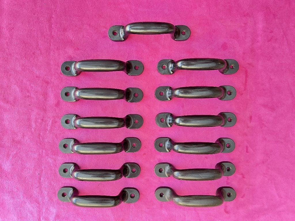 Bakelieten kast greepjes , lades , keuken, deur greep, klink, Overige materialen, Ophalen of Verzenden, Gebruikt, Brocante