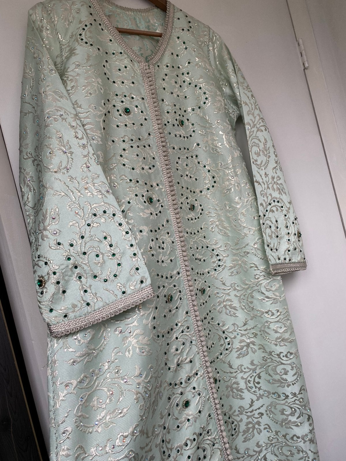 Zgan Caftan brokat voor henna bride, Kleding | Dames, Carnavalskleding en Feestkleding, Ophalen of Verzenden, Zo goed als nieuw