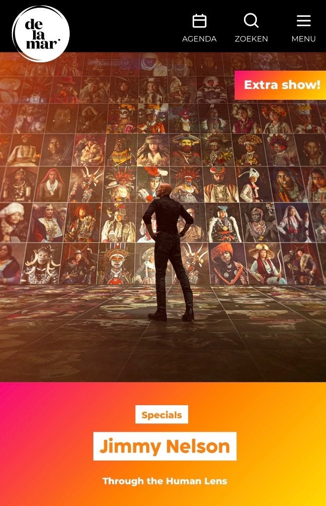 Theaterkaartjes Jimmy Nelson, Ophalen of Verzenden, Nieuw, Fotografen