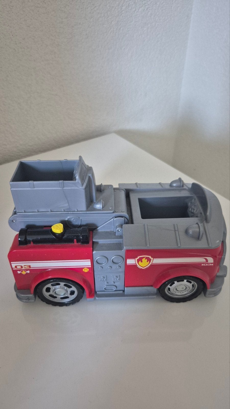 Paw Patrol Marshall Brandweerwagen Speelgoed, Ophalen of Verzenden, Gebruikt
