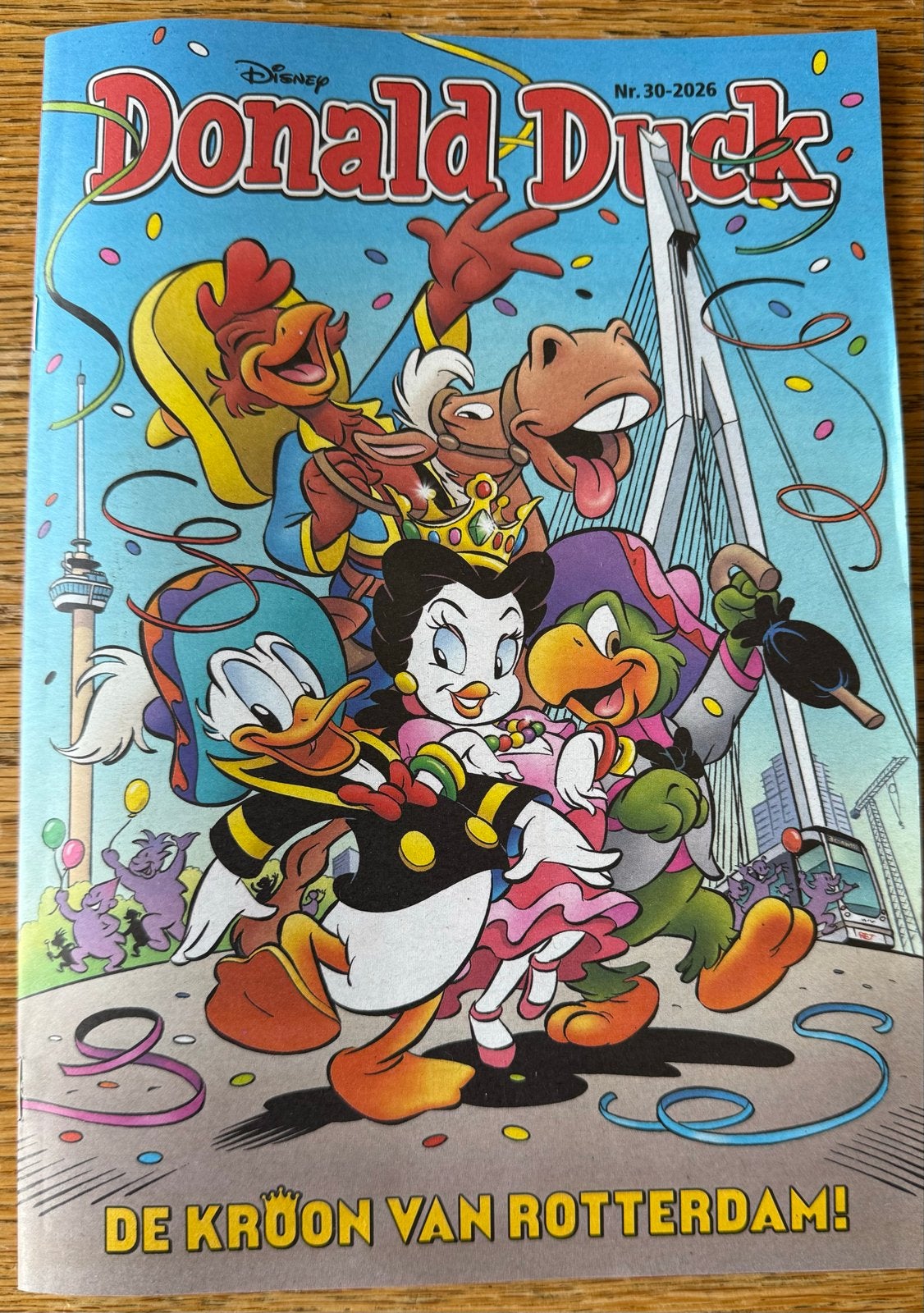 Donald Duck Nr. 30-2026 - De Kroon van Rotterdam!, Eén stripboek, Ophalen of Verzenden, Nieuw