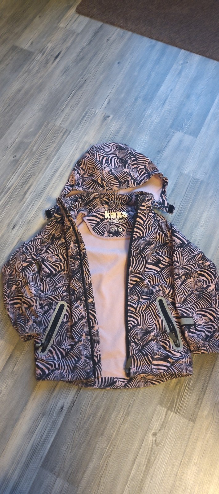 Kaxs Foxtec Zebra zomer Jas Maat 116, Gebruikt, Meisje, Ophalen of Verzenden, Kaxs Foxtec