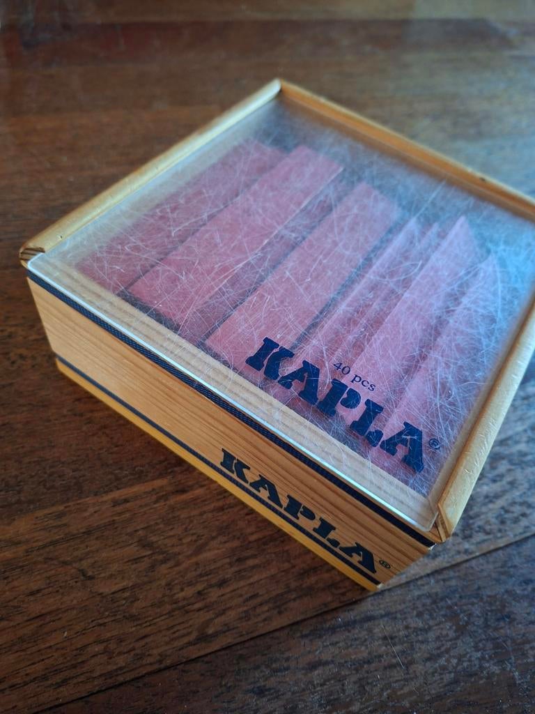 Kapla bouwplankjes - 40 stuks (39 rood, 1 geel), Ophalen of Verzenden, Gebruikt, Overige merken