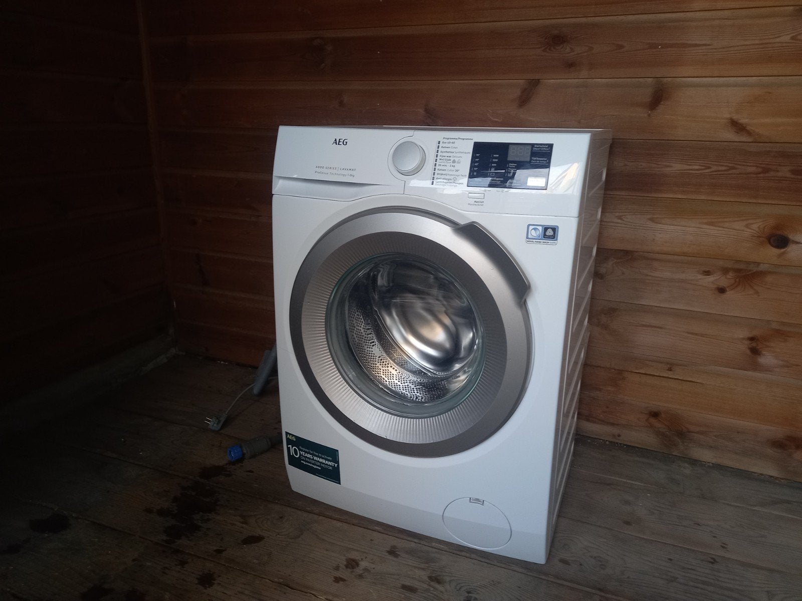 AEG Wasmachine - Zo goed als nieuw, Witgoed en Apparatuur, Ophalen, 1200 tot 1600 toeren, Energieklasse A of zuiniger, 8 tot 10 kg