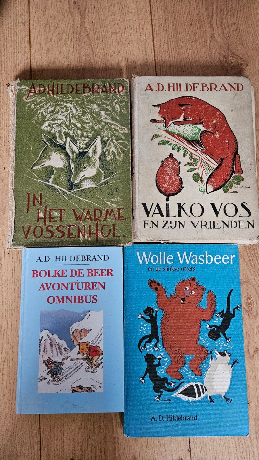 A.D. Hildebrand Vintage kinderboeken Collectie (4 stuks), Ophalen of Verzenden, Gelezen, A.D. Hildebrand, Fictie algemeen