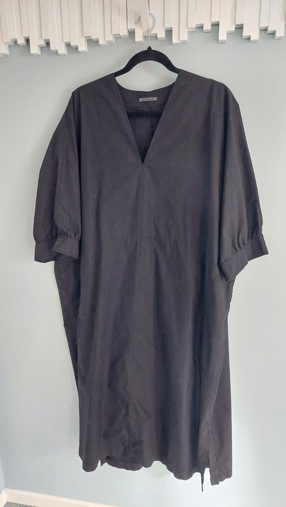 Oska jurk 100% katoenen poplin zwart maat 3, Kleding | Dames, Zwart, Maat 46/48 (XL) of groter, Ophalen of Verzenden, Zo goed als nieuw