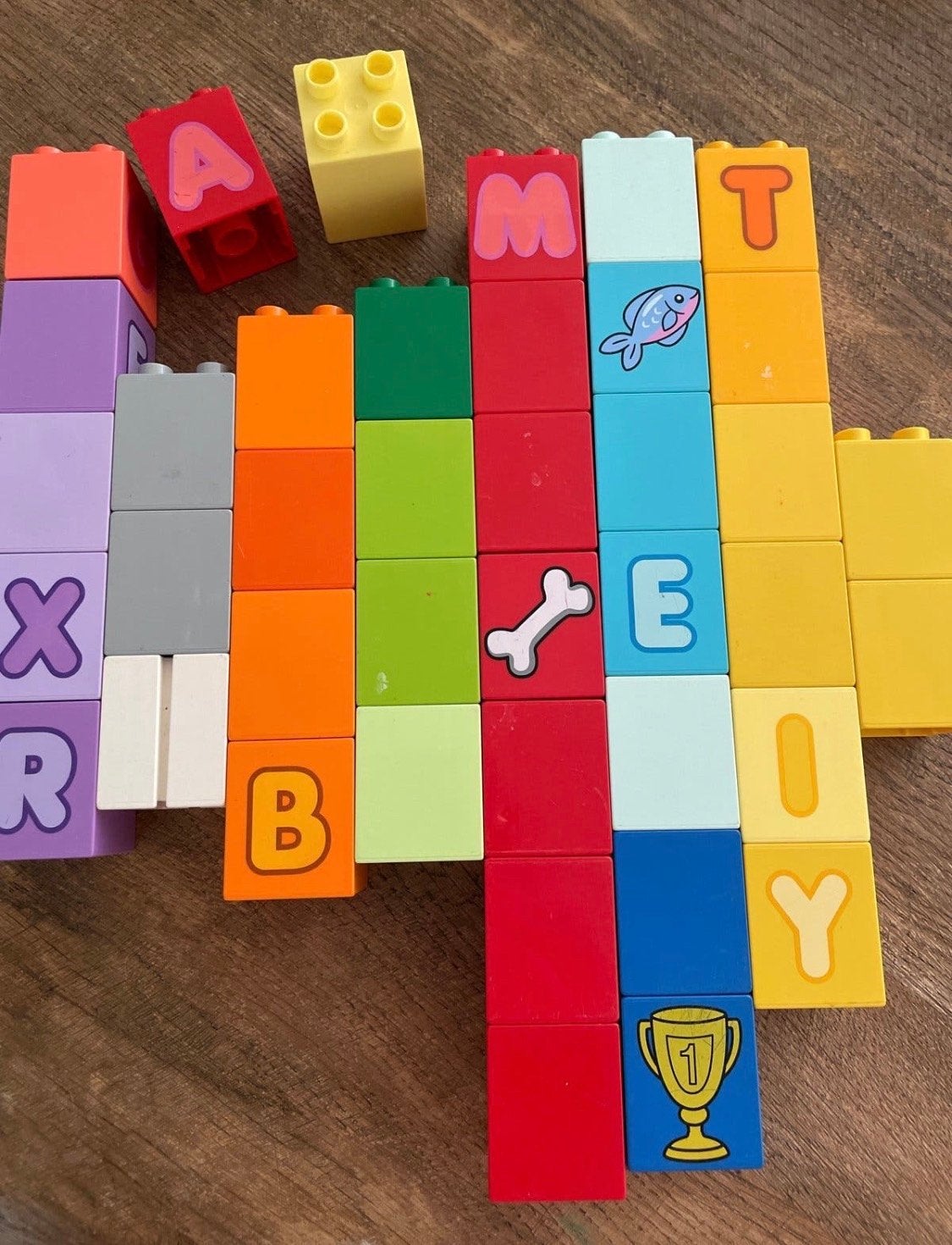 Lego Duplo Blokjes Dubbele Dikte - Diverse Kleuren, Kinderen en Baby's, Ophalen of Verzenden, Gebruikt, Losse stenen, Duplo