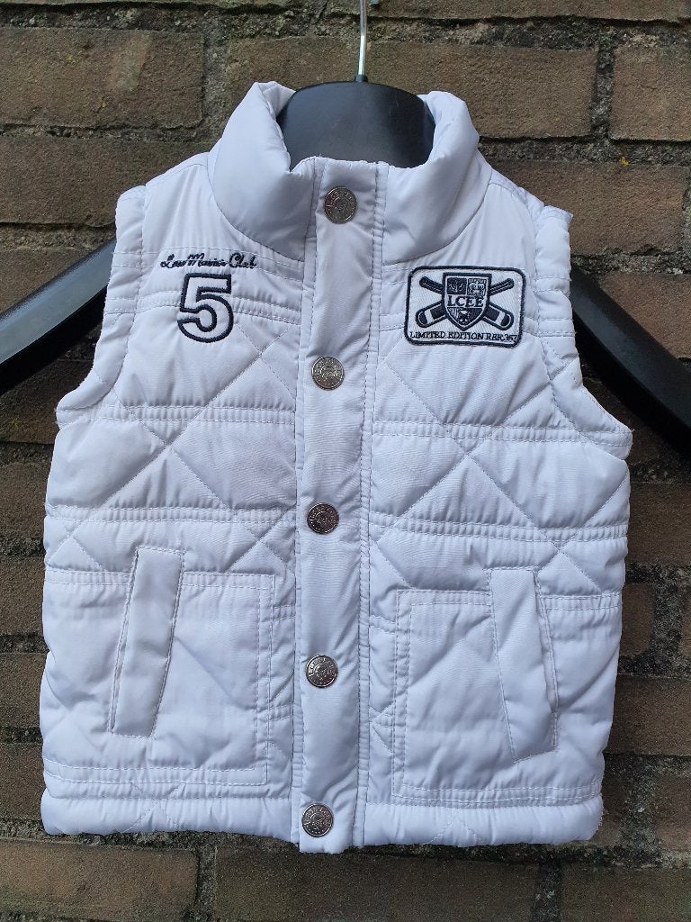 ICEE bodywarmer wit maat 86 limited edition, Kinderen en Baby's, Ophalen of Verzenden, Zo goed als nieuw, Jongetje of Meisje, Jasje