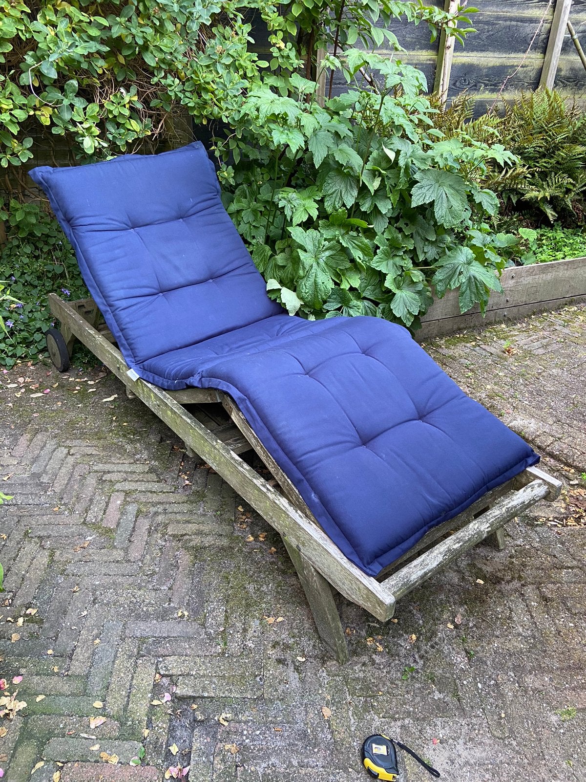 Hardhouten ligstoel Summer Garden, Ophalen, Gebruikt, Hout, Verstelbaar