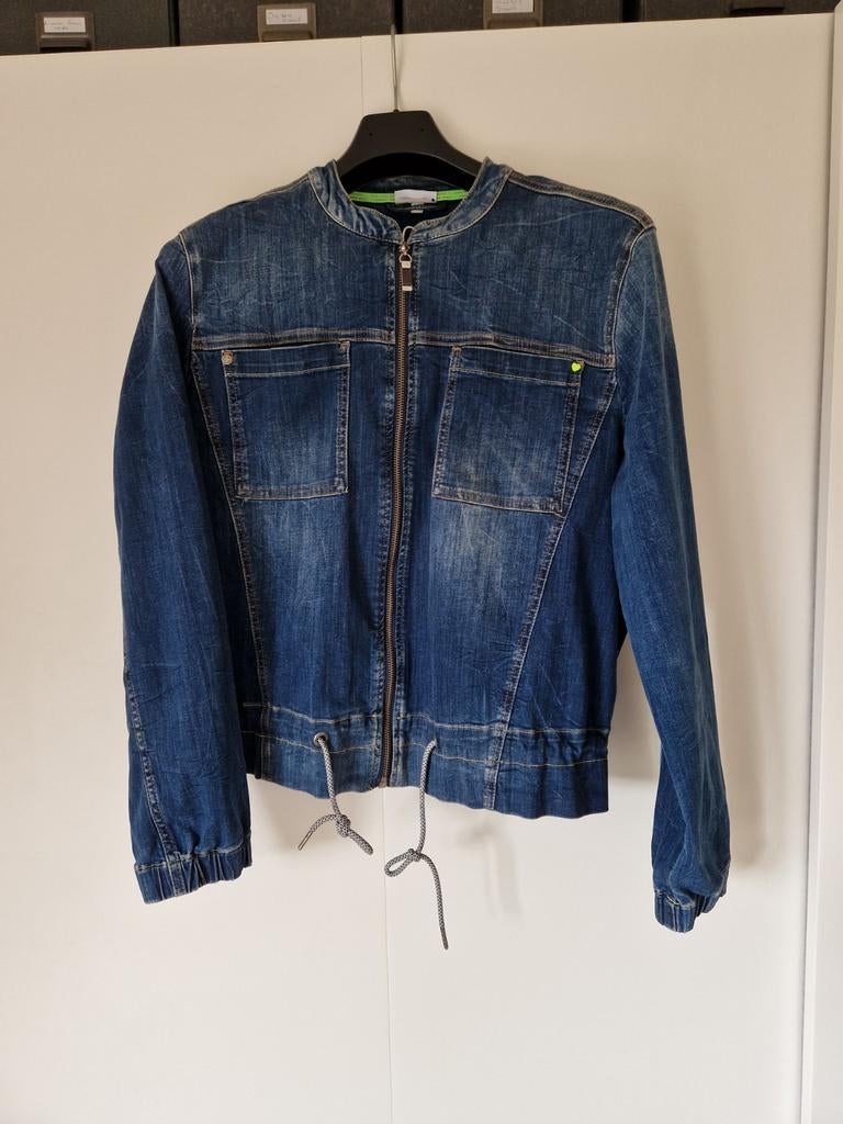 Demin jas zgan Street one, Ophalen of Verzenden, Zo goed als nieuw, Maat 42/44 (L), Blauw