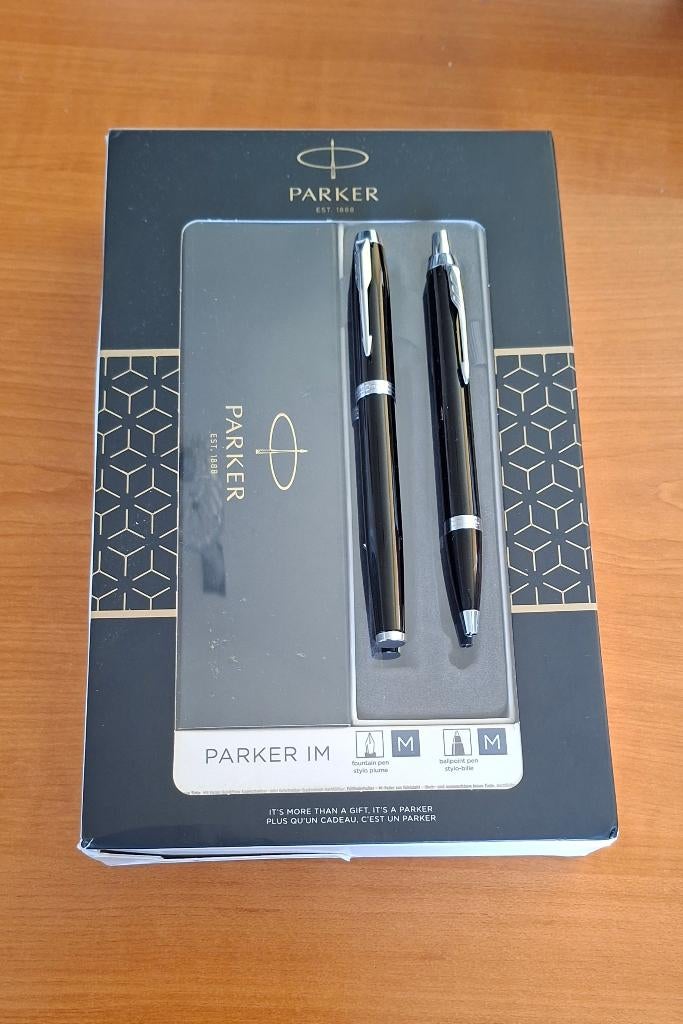 Cadeauset Parker IM vulpen + bijpassende Balpen, Verzamelen, Pennenverzamelingen, Parker, Nieuw, Met doosje, Ophalen of Verzenden