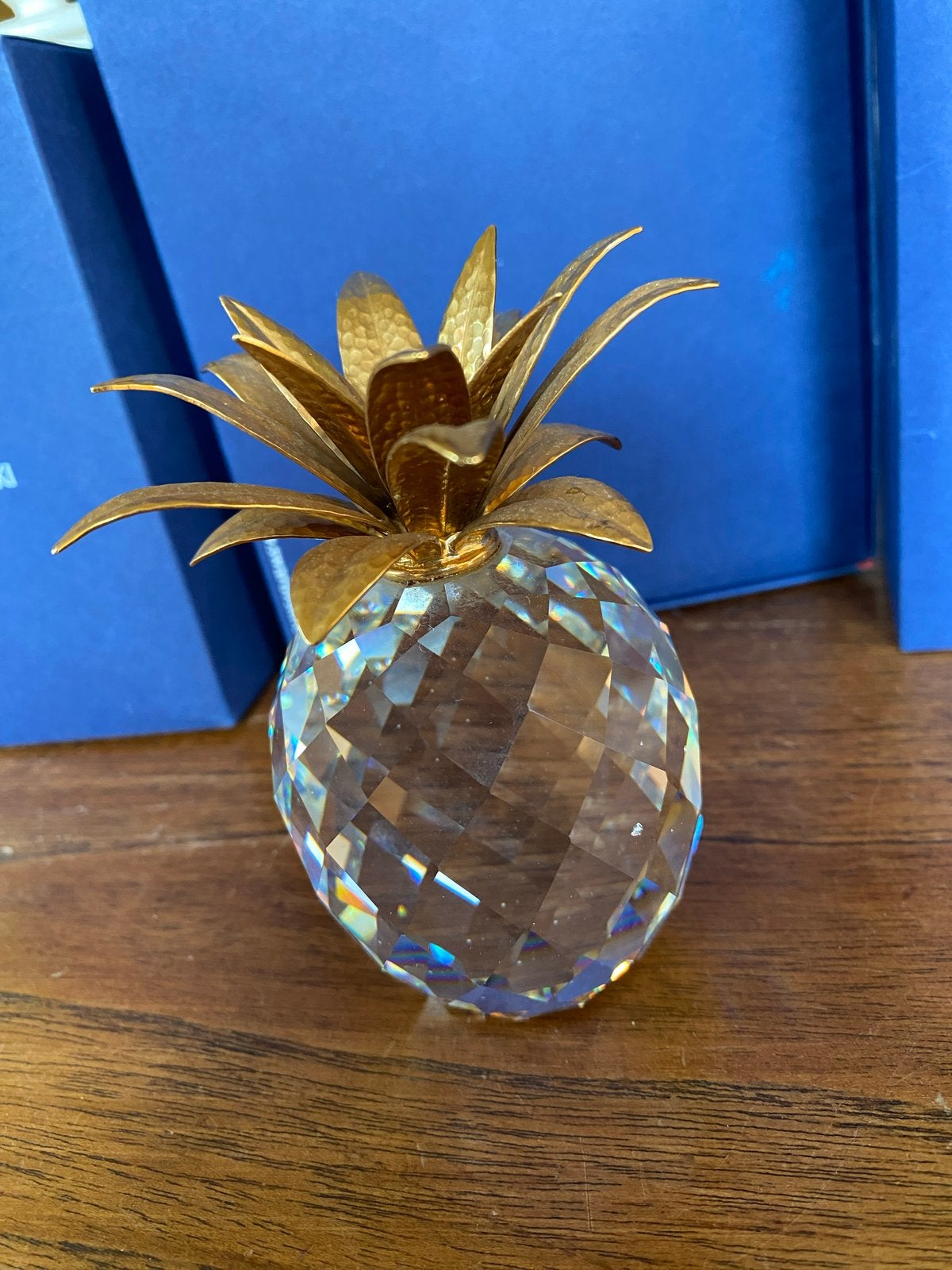 Swarovski Ananas Kristal - Grote Decoratie, Ophalen of Verzenden, Zo goed als nieuw, Figuurtje