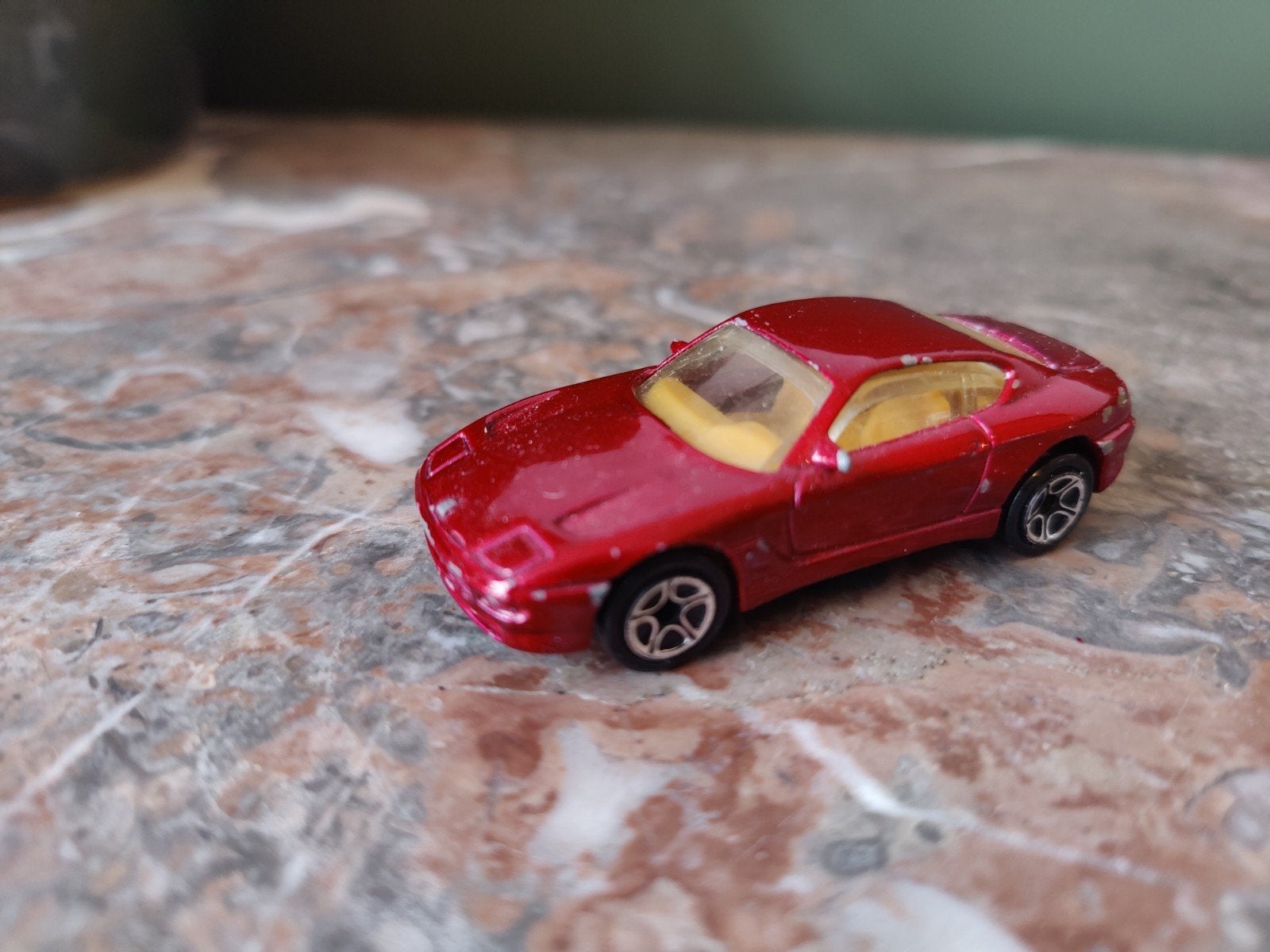 Matchbox Ferrari 456 GT ROOD, Hobby en Vrije tijd, Ophalen, Zo goed als nieuw, Auto