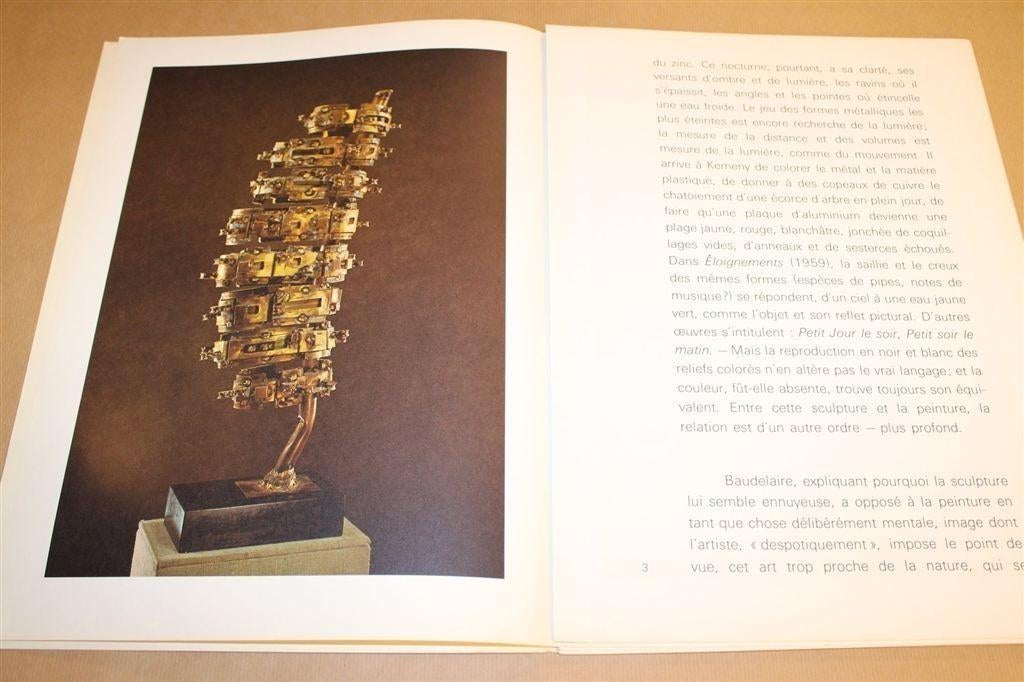Kunstuitgave Derrière Le Miroir. Kemeny. Zeldzaam. 1968., Ophalen of Verzenden, Gelezen