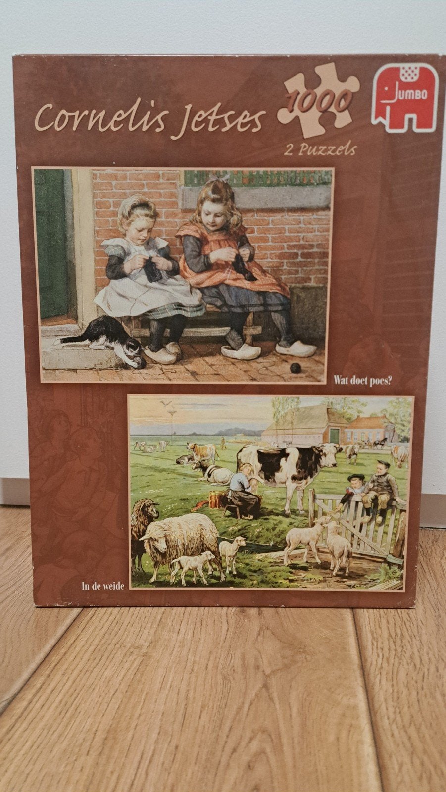 Jumbo Cornelis Jetses 2 Puzzels - 1000 stukjes, Ophalen of Verzenden, 500 t/m 1500 stukjes, Gebruikt, Legpuzzel