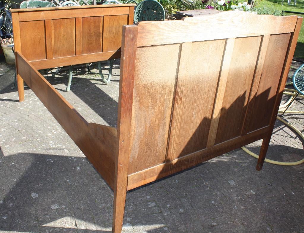 Bed ombouw, twijfelaar, Antiek en Kunst, Antiek | Meubels | Bedden, Ophalen