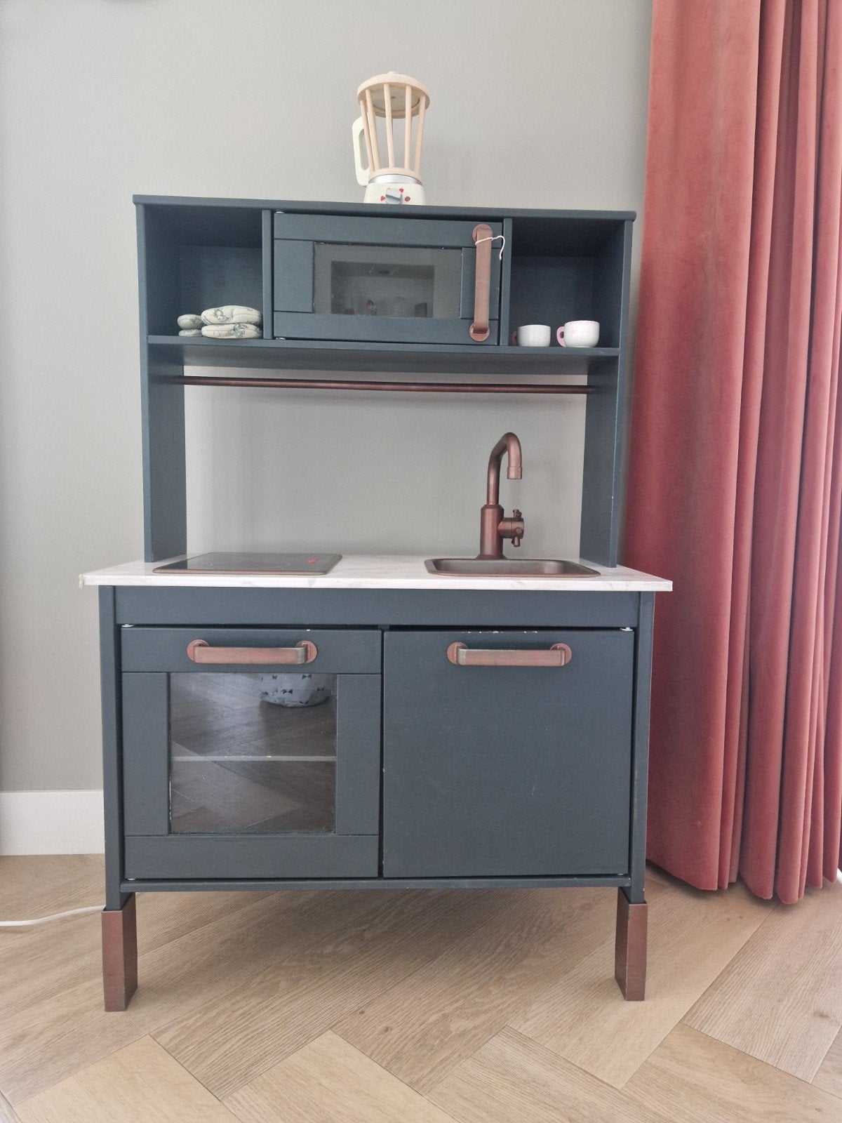Houten speelkeuken met accessoires, Ophalen
