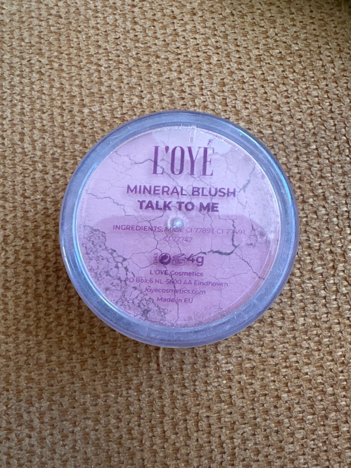 L'OYÉ Mineral Blush - Talk to Me (Roze), Wangen, Verzenden, Nieuw, Make-up