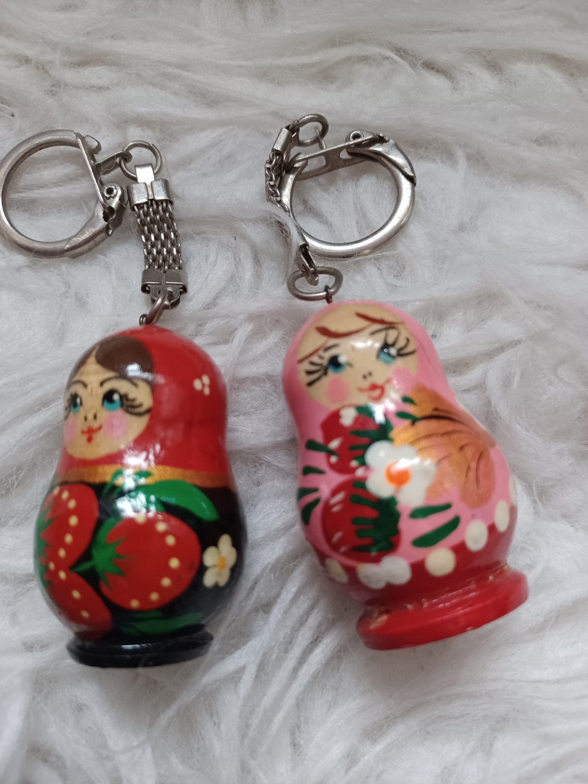 Set van 2 Matroesjka Sleutelhangers, Ophalen of Verzenden, Overige typen