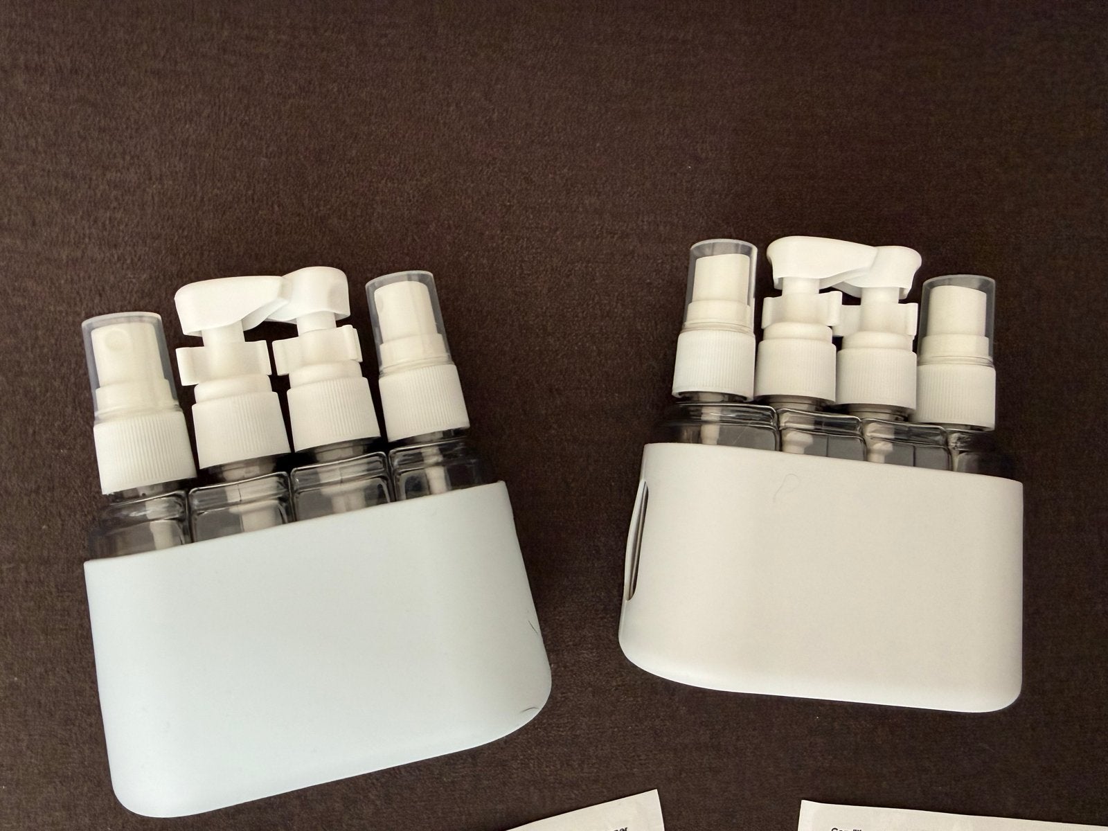 Reisflessenset met labels voor shampoo, lotion, etc., Ophalen of Verzenden, Nieuw, Overige typen