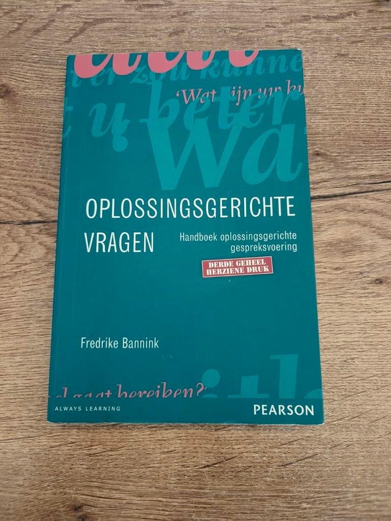Oplossingsgerichte Vragen - Handboek Gespreksvoering, Fredrike Bannink, Zo goed als nieuw, Gamma, HBO