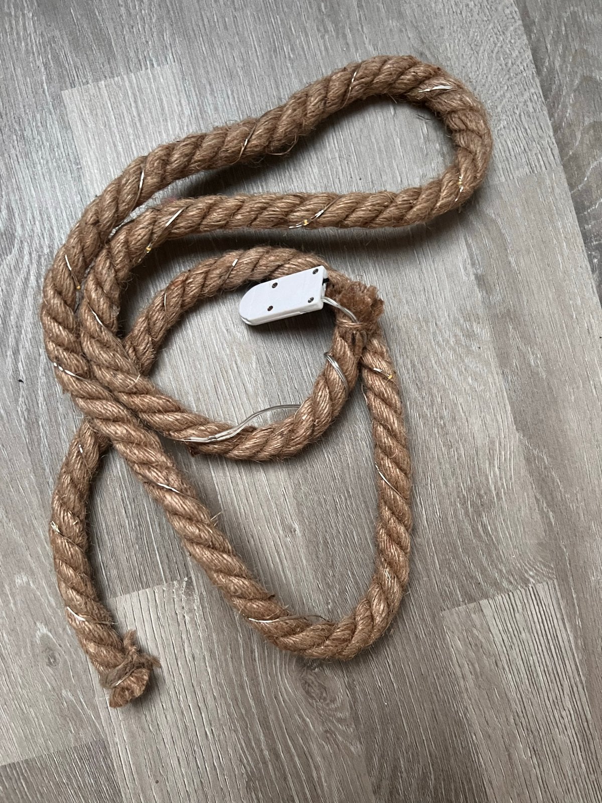 Nieuw Senza jute touw met 20 LED lampjes - 1,5m, Ophalen of Verzenden, Nieuw, Bruin, Natuurlijk materiaal