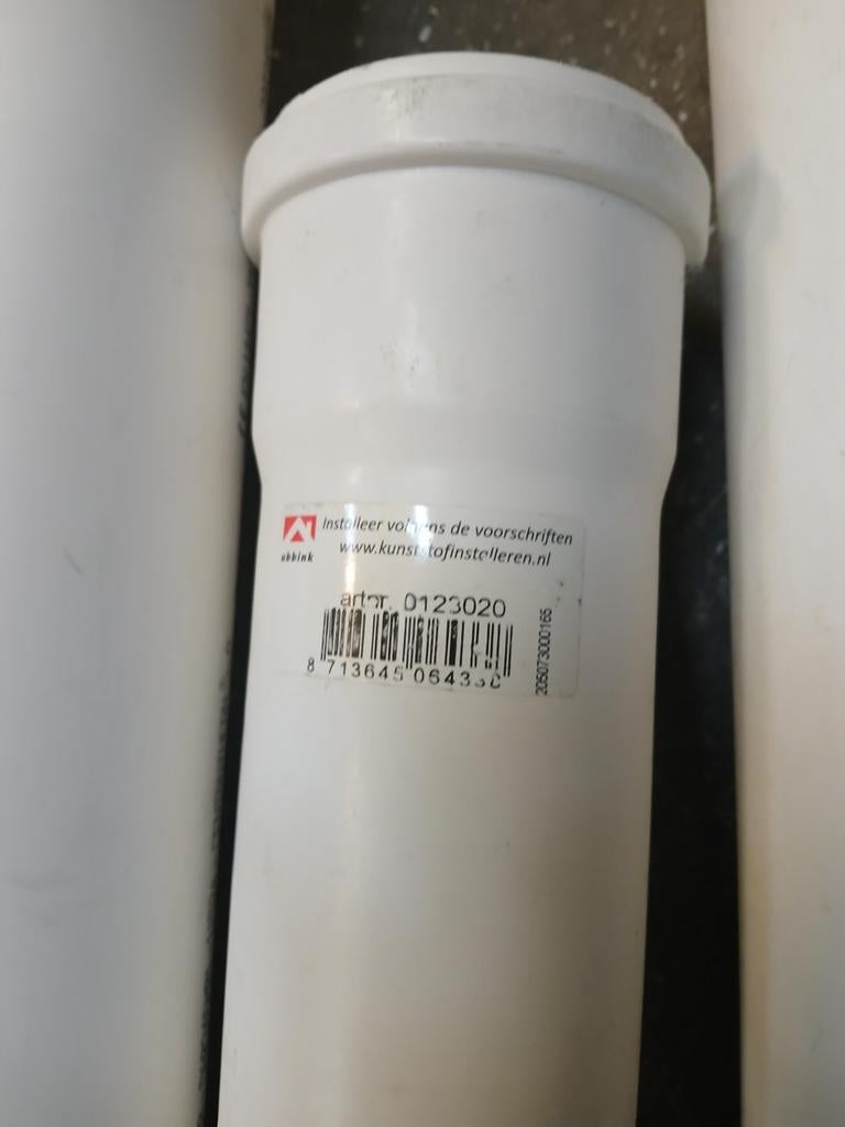 Witte regenpijp en hulpstukken nieuw, Doe-het-zelf en Verbouw, Buizen en Afvoer, Afvoer, Pvc, Nieuw, Ophalen of Verzenden
