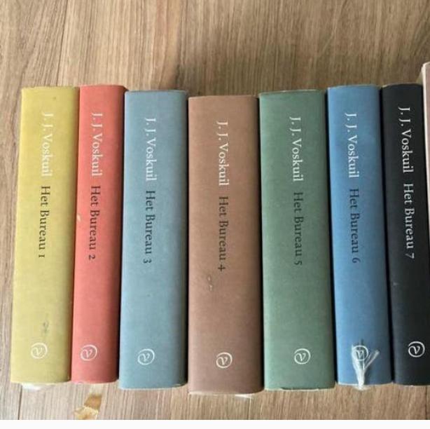 J.J. Voskuil - Het Bureau deel 1 t/m 7, Boeken, Romans, Gelezen, Nederland, Ophalen of Verzenden