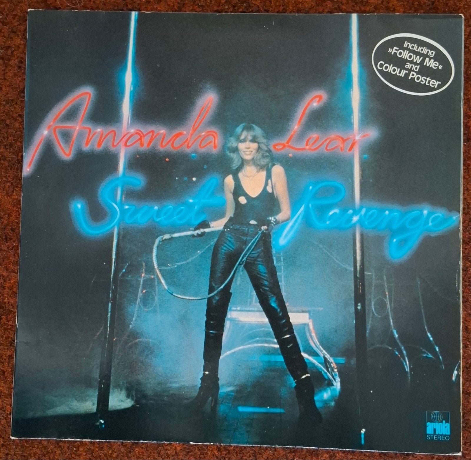 Amanda Lear - Sweet Revenge LP (incl. poster), Cd's en Dvd's, LP, Gebruikt, Pop, Inclusief poster