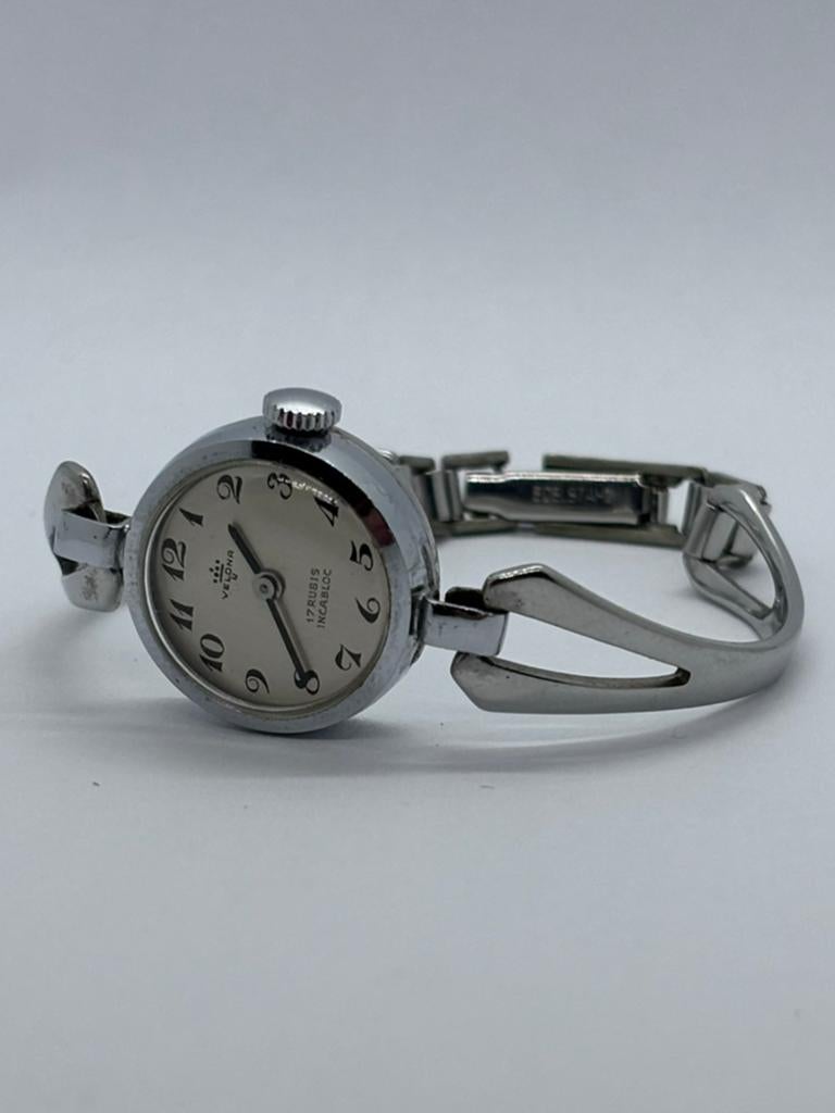 Velona Vintage Dameshorloge - Handopwinder, Overige merken, Staal, Staal, Polshorloge