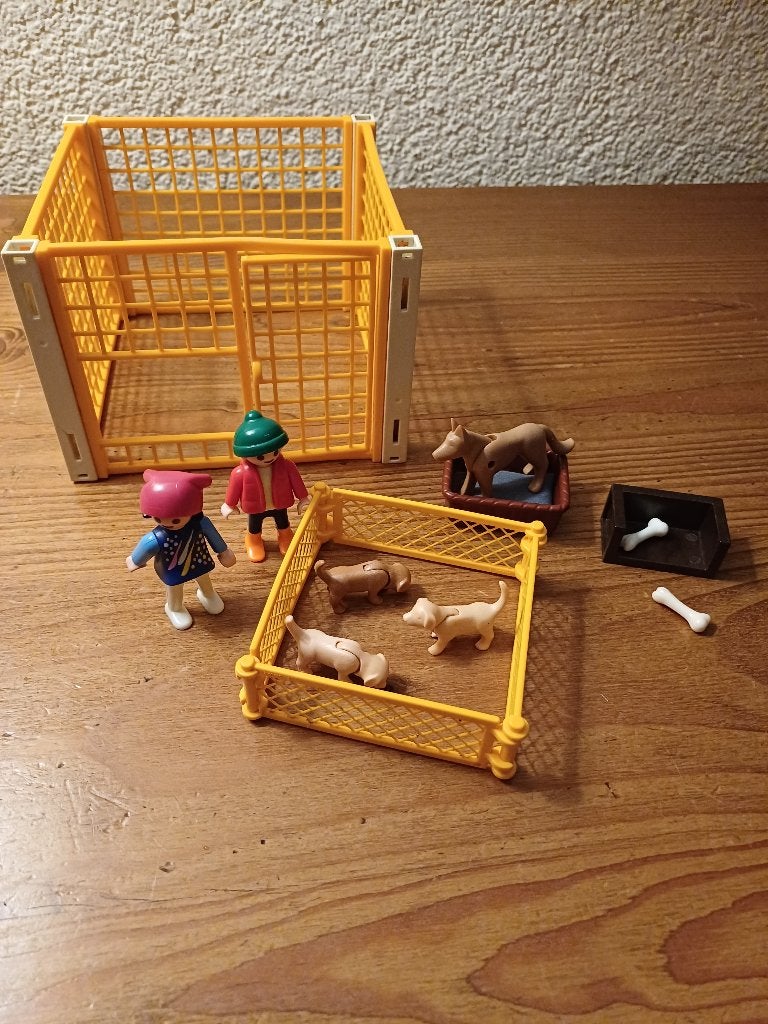 Playmobil hondenasiel, Ophalen of Verzenden, Zo goed als nieuw, Losse onderdelen, Figuren